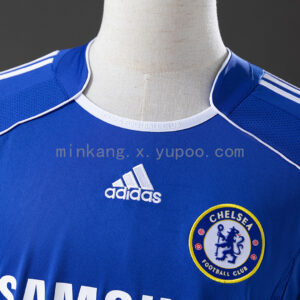 Camiseta Chelsea F.C. 2011/12 Retro Local Manga Larga - detalle puño
