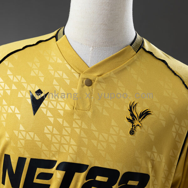 Camiseta Crystal Palace 2023/24 Visita - detalle del tejido y patrón