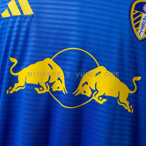 Camiseta Leeds United 2023/24 Visita - detalle del tejido