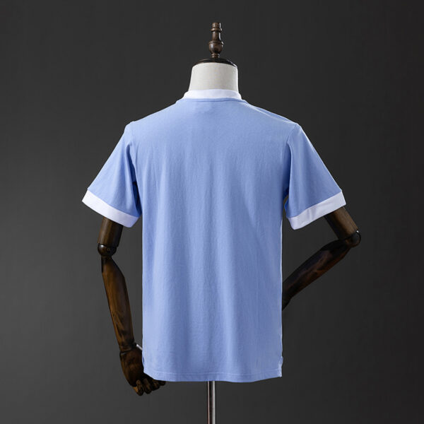 Camiseta Manchester City 1972 Retro Local - detalle de tela