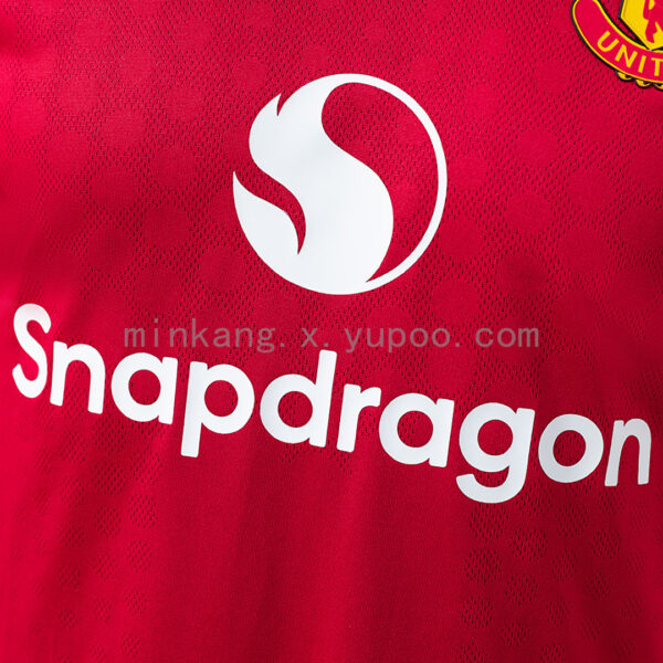 Camiseta Manchester United 2023/24 Local Versión Jugador Manga Larga - detalle