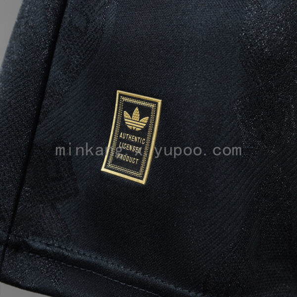 Camiseta Manchester United 1990 Retro Visita - detalle de las tres rayas Adidas