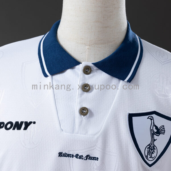 Camiseta Tottenham Hotspur 1995/96 Retro Local - detalle