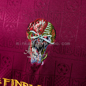 Camiseta West Ham 2010 Retro Local - detalle textura del tejido