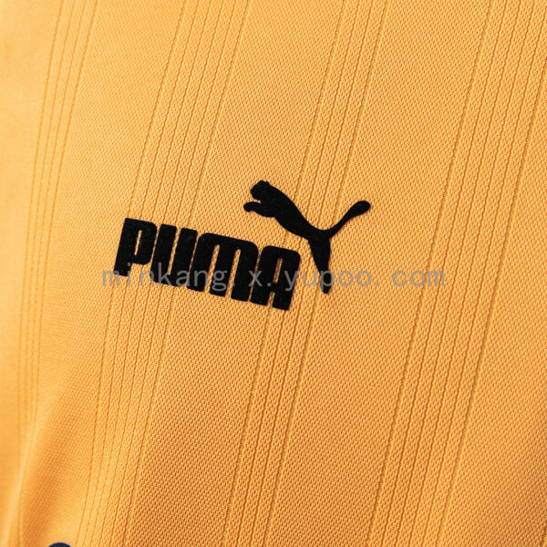 Camiseta Wolverhampton Wanderers 1990/91 Local - detalle manga