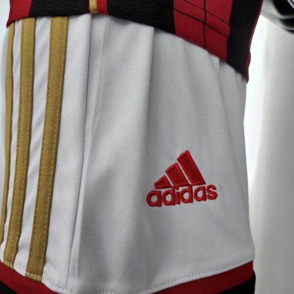 Camiseta AC Milan 2014/15 Retro Local Niño - detalle