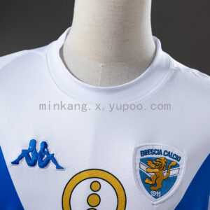 Camiseta Brescia Calcio 2000/01 Retro Local - detalle textura