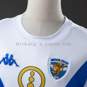 Camiseta Brescia 2003 Retro Local Manga Larga - detalle de la manga