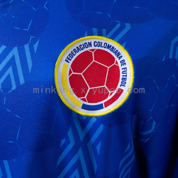 Camiseta Colombia 1994 Retro Visita Manga Larga - vista trasera