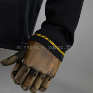 Camiseta Portugal 2006 Retro Visita Manga Larga - detalle del tejido