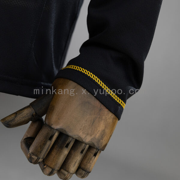 Camiseta Portugal 2006 Retro Visita Manga Larga - detalle del tejido