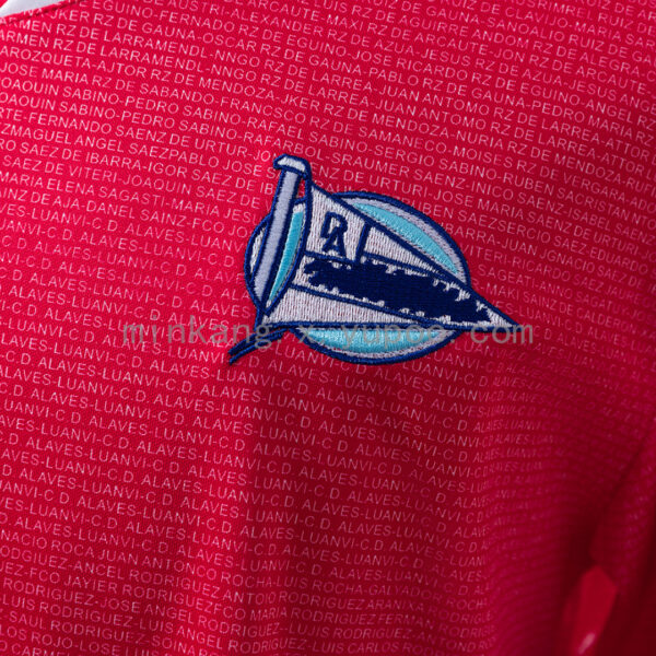 Camiseta Deportivo Alavés 1999/00 Retro Local - detalle