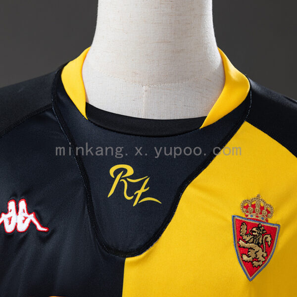 Camiseta Real Zaragoza 1994/95 Retro Visita - detalle textura tela
