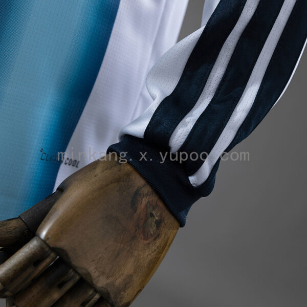 Camiseta Argentina 2026 Local Manga Larga - detalle del tejido de la tela