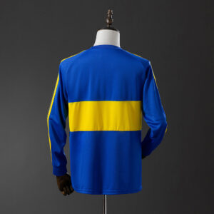 Camiseta Boca Juniors 1981 Retro Local Manga Larga - vista trasera