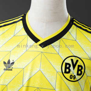 Camiseta Borussia Dortmund 1988 Retro Local - detalle tejido