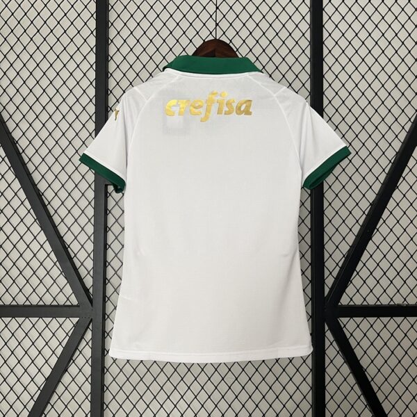 Camiseta Palmeiras 2024/25 Visita Mujer — detalle manga