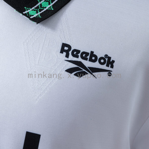 Camiseta Borussia Mönchengladbach 1997 Retro Local Manga Larga - detalle textura de la tela