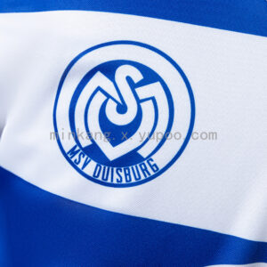 Camiseta MSV Duisburg 1980 Retro Local - detalle