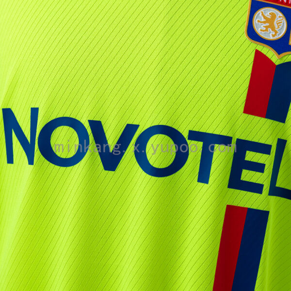 Camiseta Lyon 2005/06 Visita Retro - detalle aberturas laterales