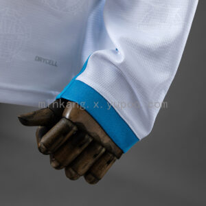 Camiseta Olympique de Marseille 2023/24 Local Manga Larga - detalle puño de manga