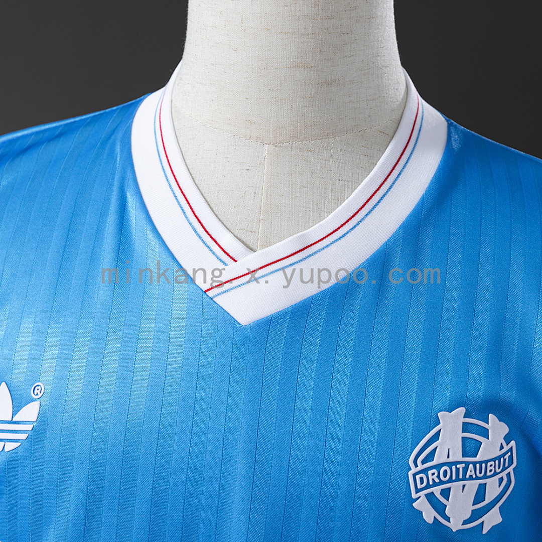 Camiseta Olympique de Marseille 1990 Retro - vista frontal
