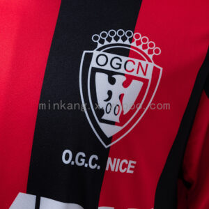 Camiseta OGC Nice 1989/90 Local - detalle