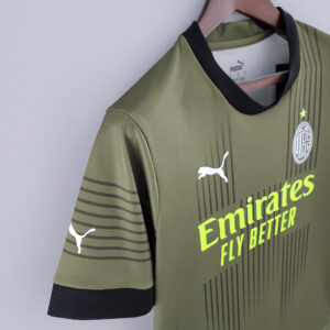 Camiseta AC Milan 2022/23 Tercera - detalle de la manga