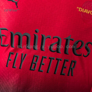 Camiseta AC Milan 2022/23 Edición Especial - detalle tejido