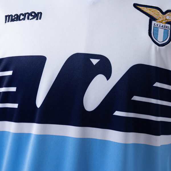 Camiseta Lazio 2019/20 Retro Local - detalle de las mangas