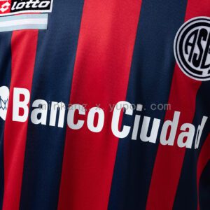 Camiseta San Lorenzo 2001/02 Local - detalle de la manga