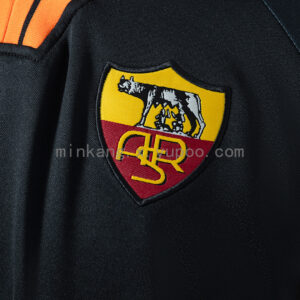 Camiseta AS Roma 1998/1999 Retro Tercera Manga Larga - detalle puño manga