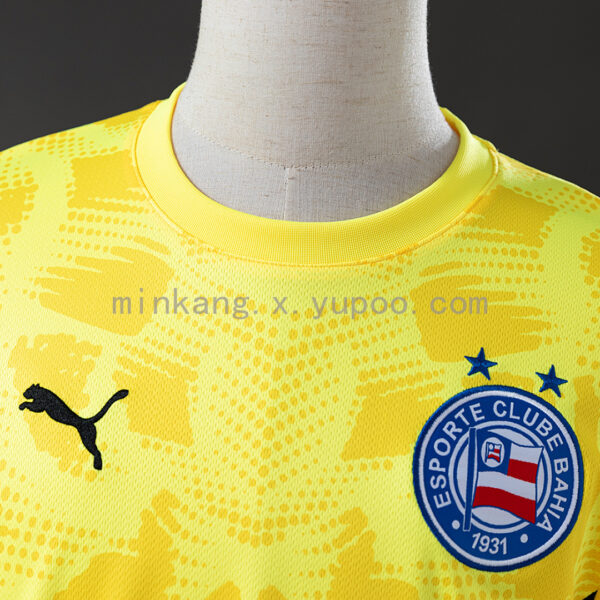 Camiseta Esporte Clube Bahia 2023/24 Arquero — detalle de la manga