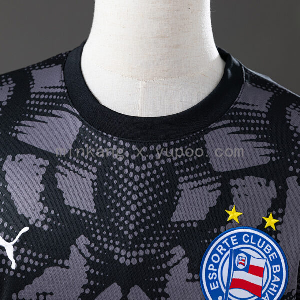 Camiseta Esporte Clube Bahia 2024/25 Arquero — detalle del tejido
