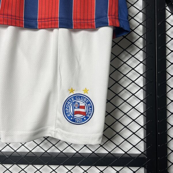 Camiseta Bahia 2023/24 Visita — detalle de las franjas