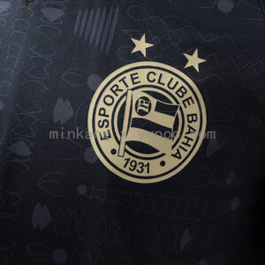 Camiseta Esporte Clube Bahia 2023/24 Edición Especial Afro Punk — detalle patrón tejido