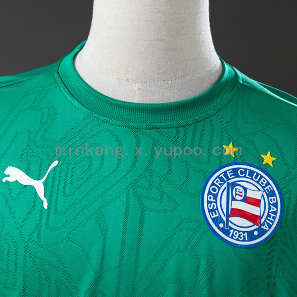 Camiseta Esporte Clube Bahia 2023/24 Entrenamiento — detalle de la manga y el hombro