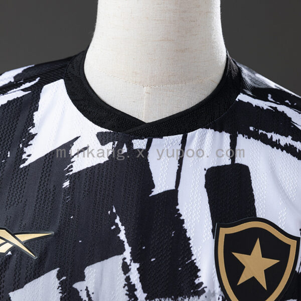 Camiseta Botafogo 2008/09 Tercera Retro — detalle dobladillo inferior