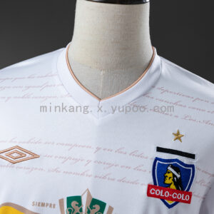 Camiseta Colo Colo 2011 Retro Local - detalle del escudo y estrella