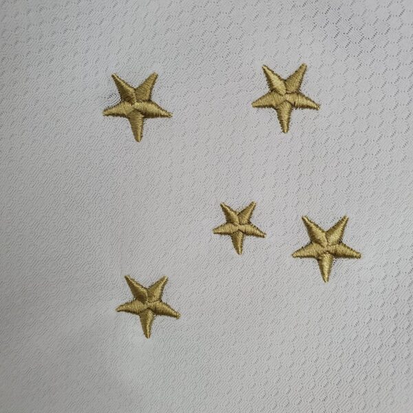 Camiseta Cruzeiro 2023/24 Visita — detalle manga