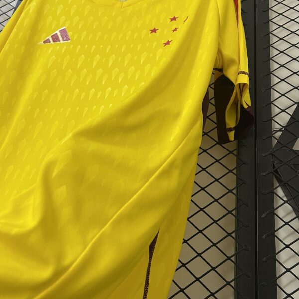 Camiseta Cruzeiro 2024/25 Arquero — detalle de tela
