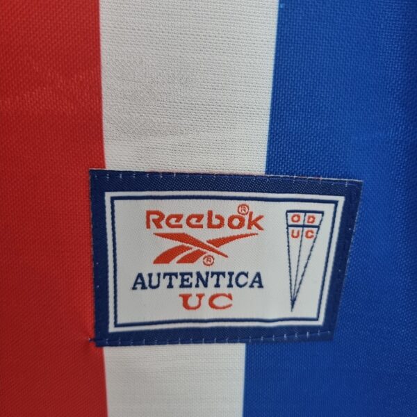 Camiseta Universidad Catolica 1998 Retro Local - detalle puño de la manga