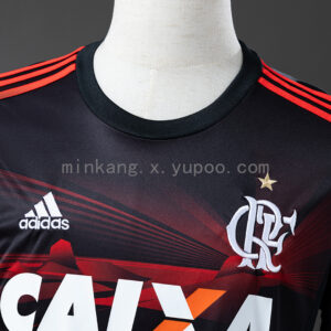 Camiseta Flamengo 2017 Tercera — detalle textura tela