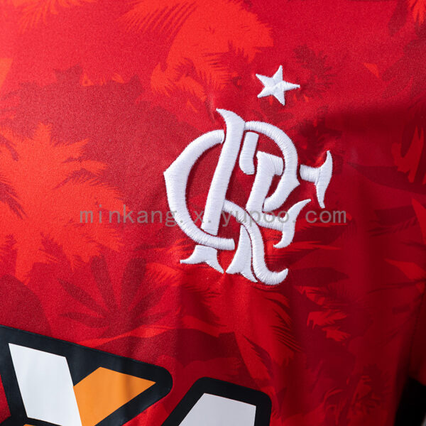 Camiseta Flamengo 2016/17 Retro Visita — detalle patrón de tela
