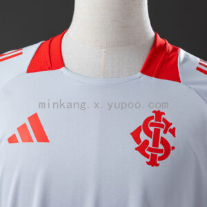 Camiseta Internacional 2024 Entrenamiento — detalle hombro y franjas