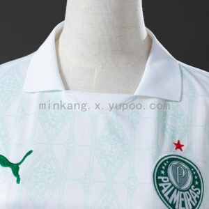 Camiseta Palmeiras 2023/24 Local Mujer — detalle de la manga verde