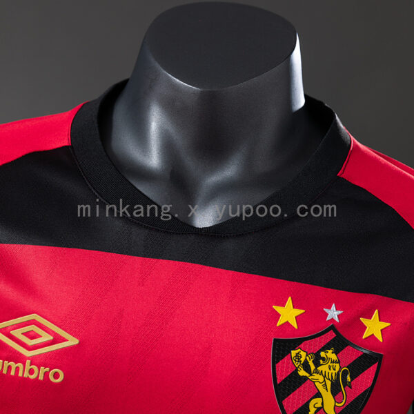 Camiseta Sport Recife 2024 Local — detalle textura de tela