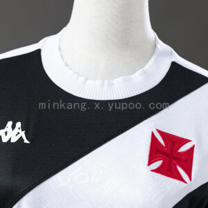 Camiseta Vasco da Gama 2024 Local Mujer — detalle franja diagonal