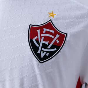 Camiseta Esporte Clube Vitória 2023/24 Visita — detalle cuello y hombro