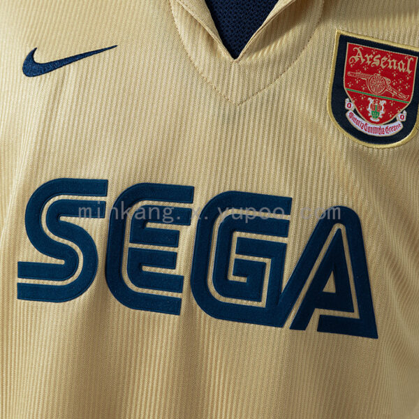 Camiseta Arsenal 1999/2000 Visita - detalle